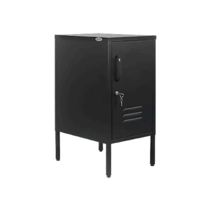 Fast Office Furniture - Mini Personal Locker, 720mm high, Black | small locker cabinet