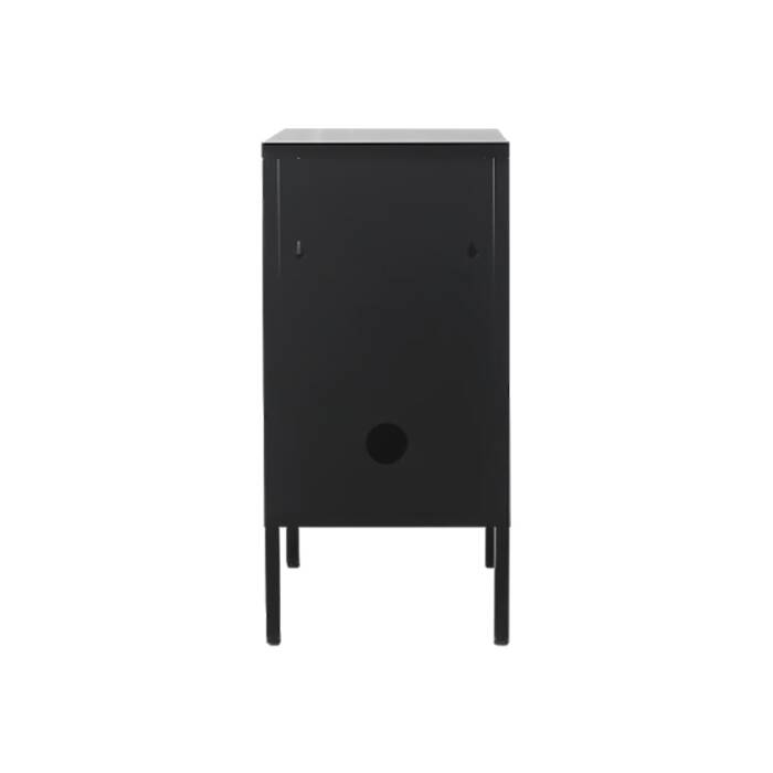 Fast Office Furniture - Mini Personal Locker, 720mm high, Black, Rear View