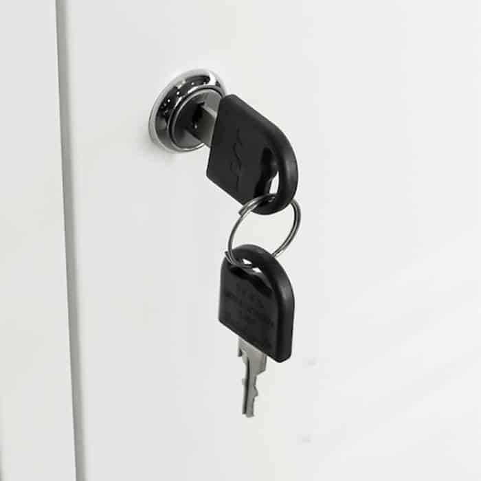 Fast Office Furniture - Mini Personal Locker, Key Lock Detail