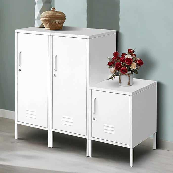 Fast Office Furniture -Mini Personal Lockers, White