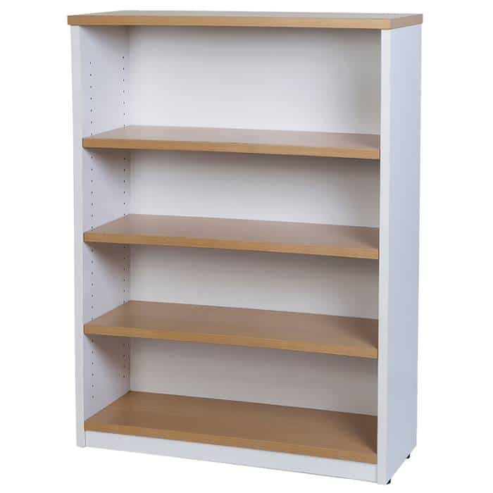 Fast Office Furniture - Shoreline Bookcase, 1200mm high x 900mm wide x 315mm deep