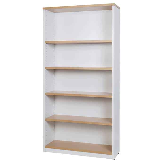Fast Office Furniture - Shoreline Bookcase, 1800mm high x 900mm wide x 315mm deep