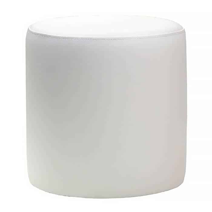 white round ottoman