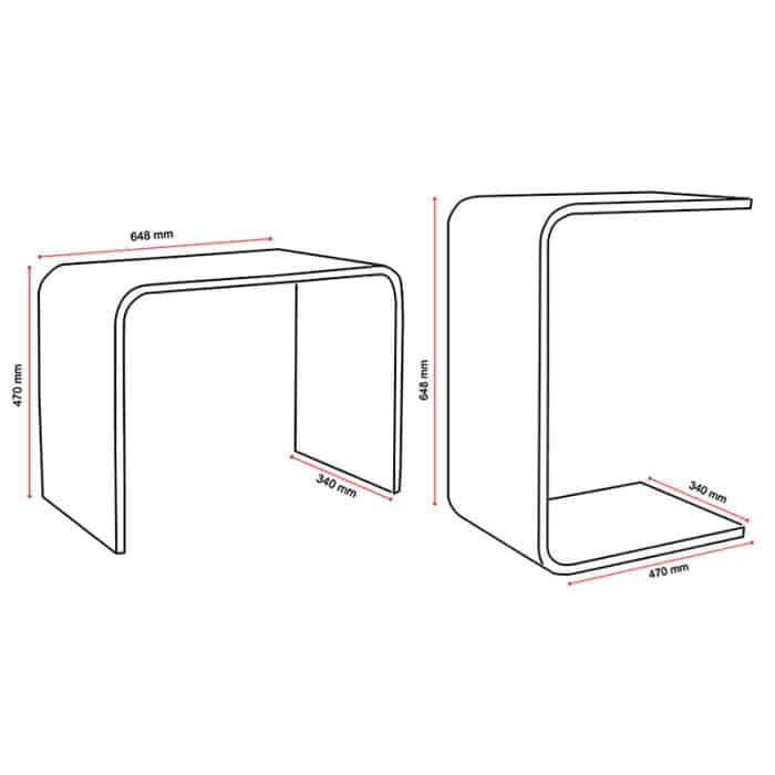 Fast Office Furniture - Link Table, Dimensions