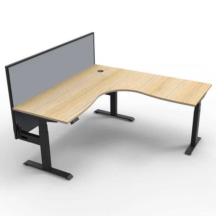 Workstation with Screen Divider