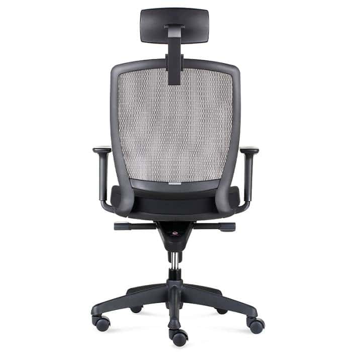 Fast Office Furniture - Mode Promesh Chair with Headrest, Rear View