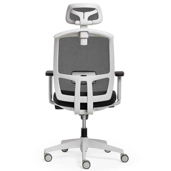 Fast Office Furniture - Reagan Promesh High Back Chair with Headrest, Rear View