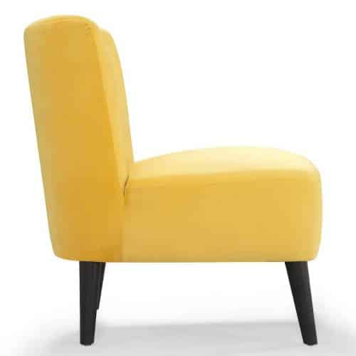 Amalfi Chair, Gold Velvet Fabric