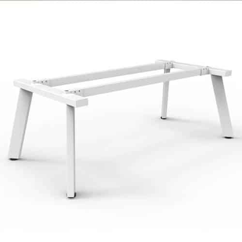Fast Office Furniture - Enterprise Rectangular Coffee Table Frame, Satin White