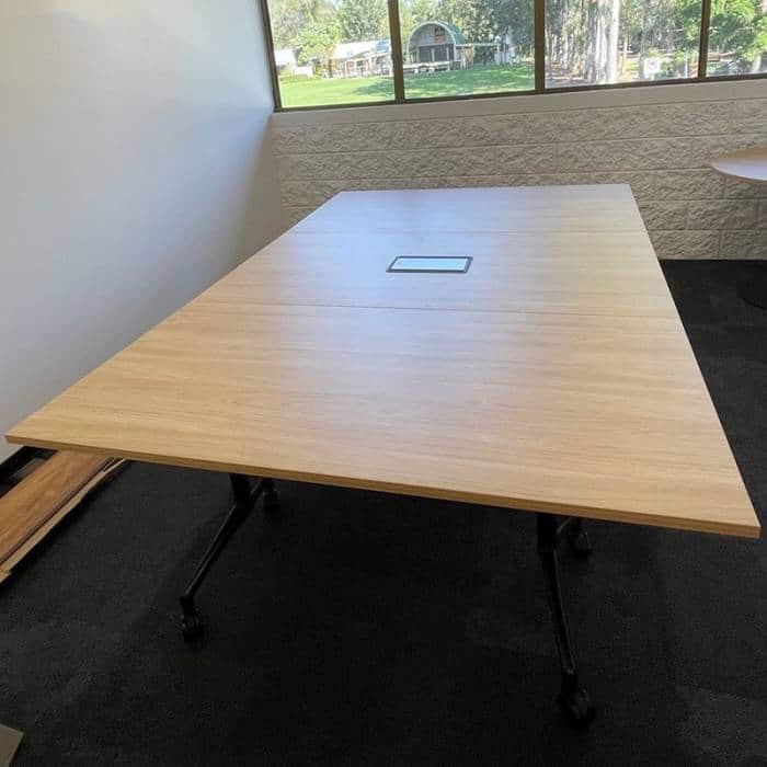 Fast Office Furniture - Inset Table Top Power Box Fitted to Table