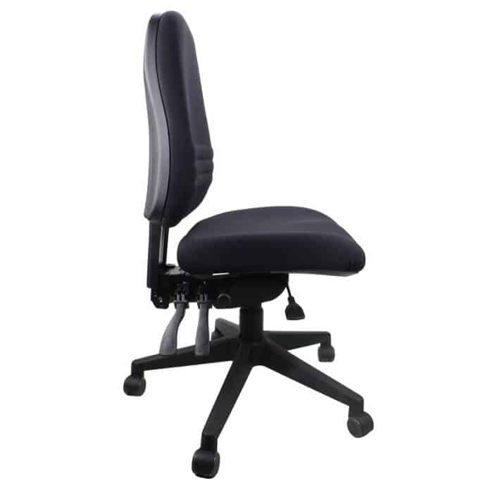 Fast Office Furniture - Joelle Pro High Back Chair, no Arms, Side View