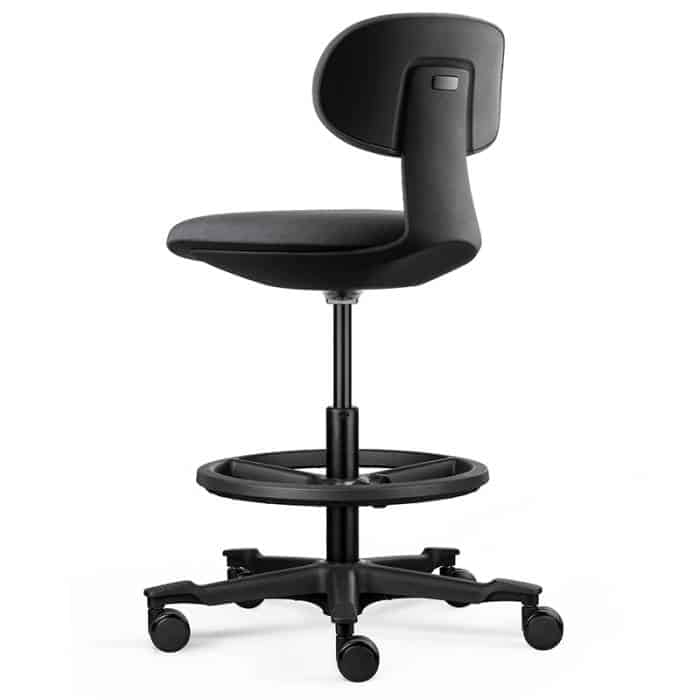Fast Office Furniture - Reva Drafting Chair, Rear Angled View