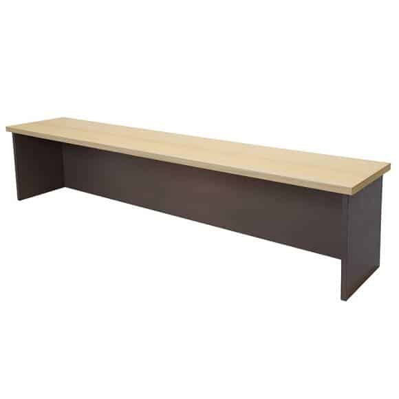 Function Deluxe Desk Cowl, Natural Oak and Ironstone Colours