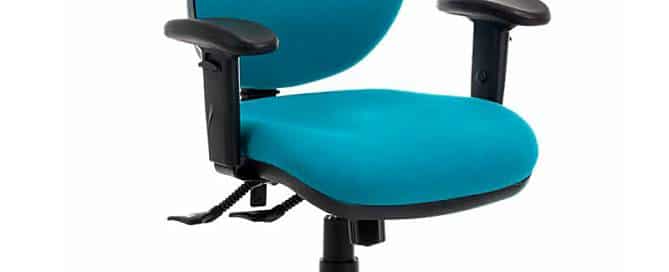 Fast Office Furniture - Mia Lite Heavy Duty Medium Back Ergonomic Office Chair, with Arms