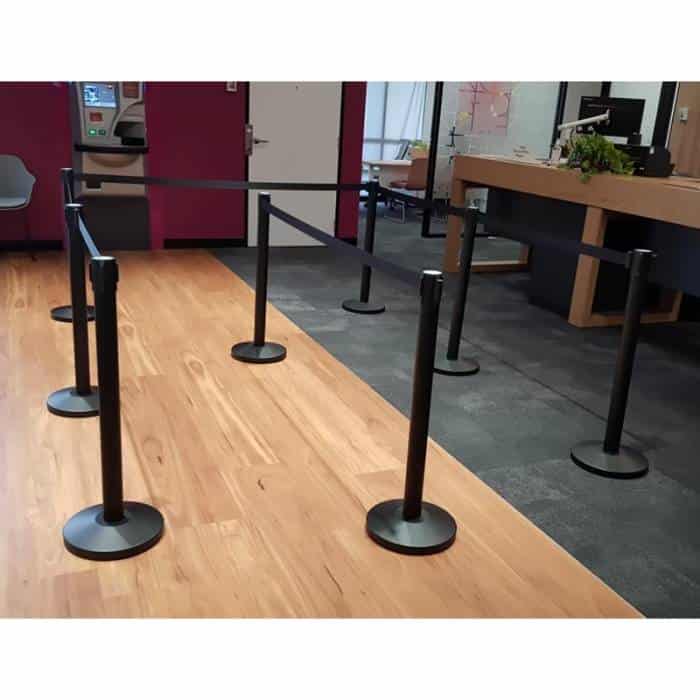Queue Barriers, Black