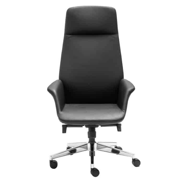 Alida High Back Chair, Front View