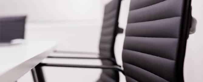 Heron Medium Back Chair, Black on Black