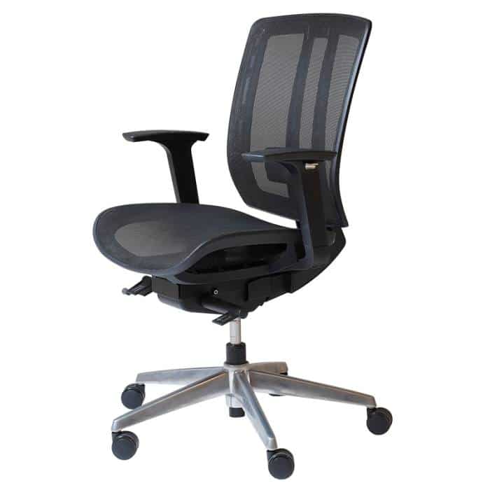 Office chair with mesh seat