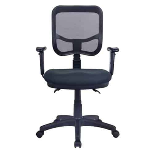 Mesh office chair with arms