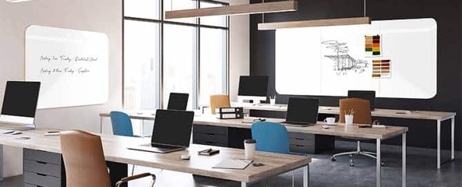 Skandi Whiteboard, 3 Piece in Position