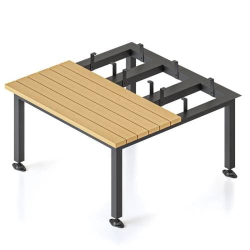 Locker Stand with Seat